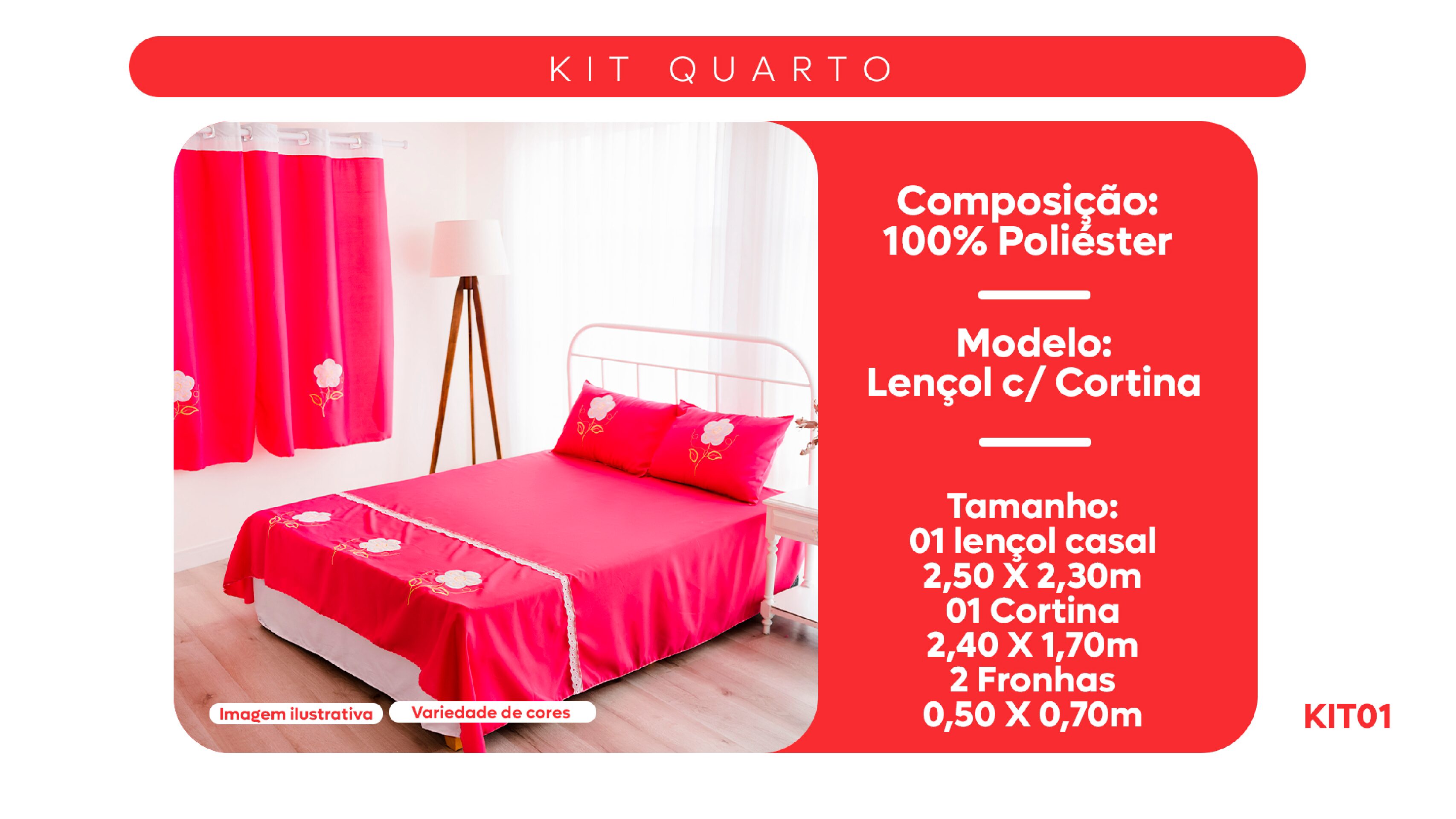 Kit Quarto Casal